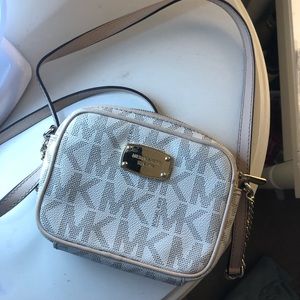 Michael Kors monogram crossbody bag